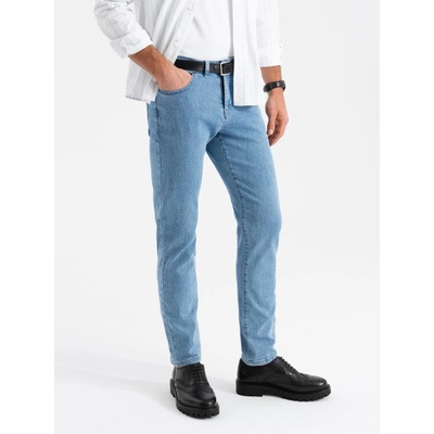 Ombre Classic men's SLIM FIT jeans with elastane dark blue