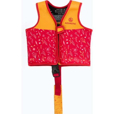 AQUASTIC Детска спасителна жилетка AQUASTIC Junior pink/yellow