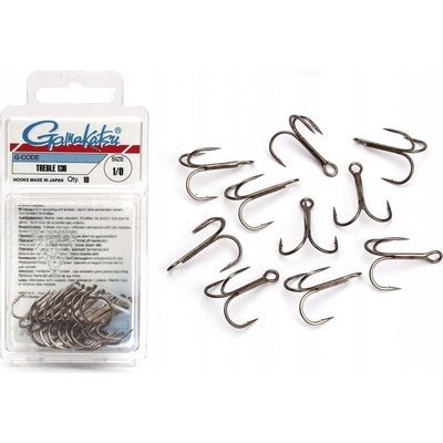 GAMAKATSU Trojháček Treble 13 Bronze vel.1 10 ks