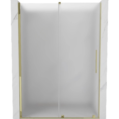 Mexen Velar плъзгащи се душ врати 160 см, матирано, златно - 871-160-000-31-50 (871-160-000-31-50)