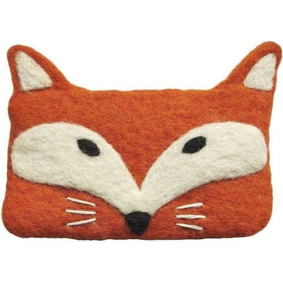 Klippan Švédsko plstěné pouzdro na zip fox orange