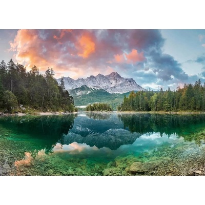 RAVENSBURGER Zugspitze u jezera Eibsee 1000 dílků