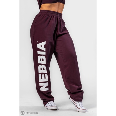 Nebbia Voľné baggy tepláky BOYFRIEND STYLE 432 dark red