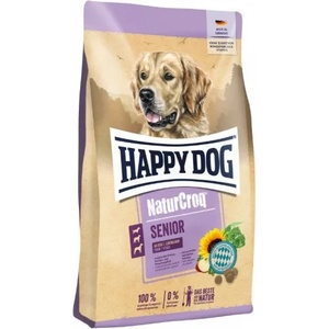 Happy Dog Natur Croq Senior - храна за възрастни кучета от всички породи, над 8 години, с пилешко, риба, говеждо, 15 кг, Германия - 60532