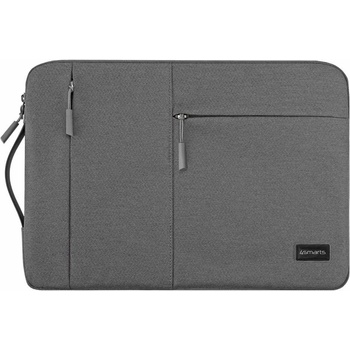 4smarts Елегантен калъф с цип за а MacBook Air 13, MacBook Pro 13, MacBook Pro 14 и лаптопи до 14 инча - 4smarts Laptop AirCushion Slim Sleeve 14 (тъмносив) (541071)