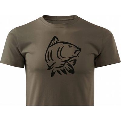 ForestMAX tričko pre rybára s potlačou krátky rukáv