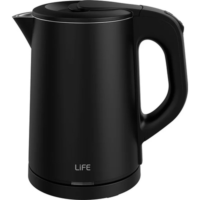 Life Essential Електрическа кана 0, 8L Черна