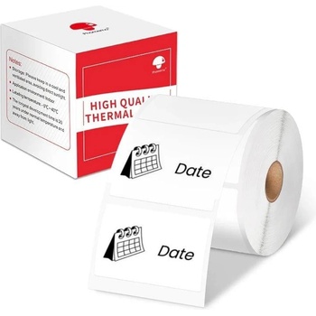 Phomemo Етикети за термопринтер XP4030, на ролка, бели, 4 х 3 cm, 230 етике (3030100030)