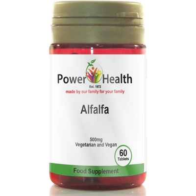 Power Health Люцерна 500 mg 60 капсули | Power Health (077796 (PHPALF60) PWH)