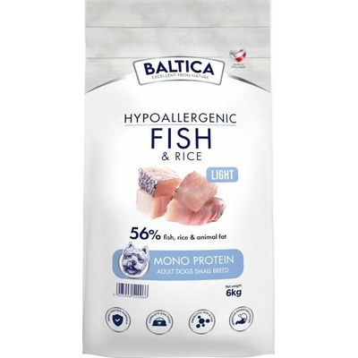Baltica Nutraceutic Hypoallergenic Light M Fish with rice 12 kg