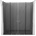 Mexen Velar L Duo плъзгащи се душ врати 200 см, графит, хром - 871-200-003-42-01 (871-200-003-42-01)