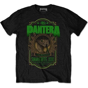 Pantera Snakebite XXX Label Тениска с къс ръкав Black 2XL (PANTS21MB05)