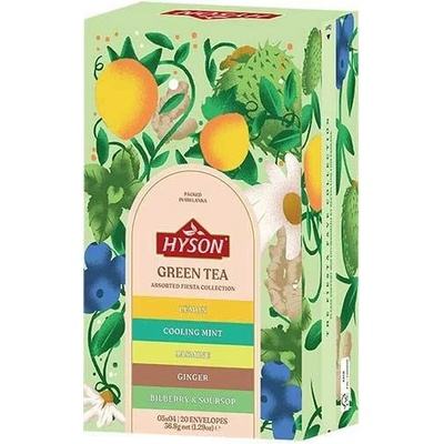 HYSON Green tea Assorted 37 g 20 sáčků