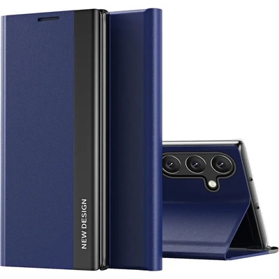 HQWear Sleep Case Pro за Samsung Galaxy S25 Edge с флип и стойка - син (5907769377167)