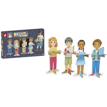 Janod - Детска игра за имитация - Един ден в училище (J06623)