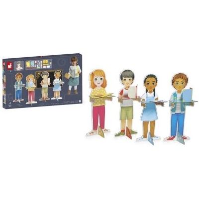 Janod - Детска игра за имитация - Един ден в училище (J06623)