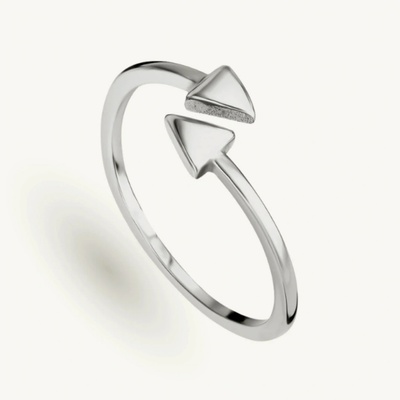 SilveAmo Stříbrný prsten Šipky obvod K21045