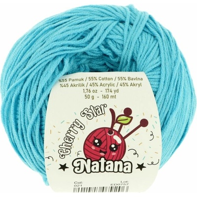 Natana Cherry Star 021 světle modrá