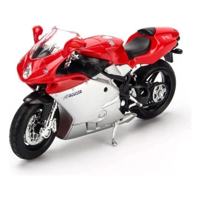 Welly motorka MV Agusta F 4 S červená 1:18