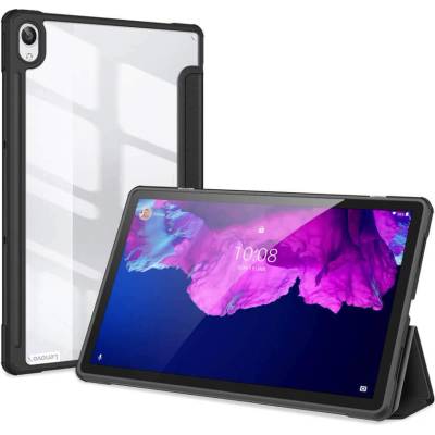 Dux Ducis Toby Tablet Case - хибриден удароустойчив кейс за Lenovo Tab P11 (2021) (черен-прозрачен)