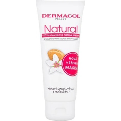 Dermacol Natural Almond Face Mask подхранваща маска за лице 100 ml за жени
