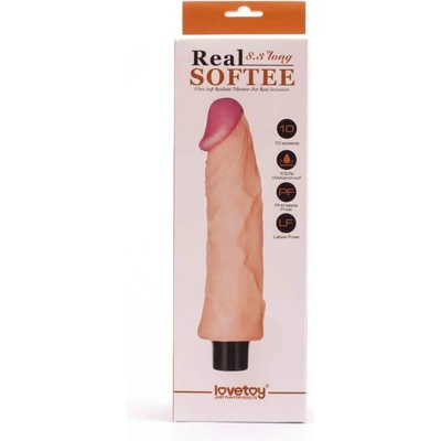 Lovetoy Вибриращо дилдо Real Softee 21 cm