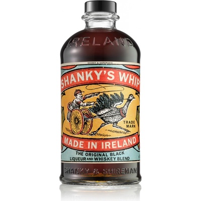 Shanky's Whip Black Irish Whiskey Liqueur 33% 0,7 l (holá láhev)