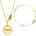 Bola Комплект Медальон за бременни Бола и гривна - Gold Love (Set 3)