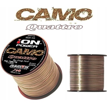 AWA-SHIMA Ion Power Camo Quattro 600 m 0,255 mm 8,4 kg