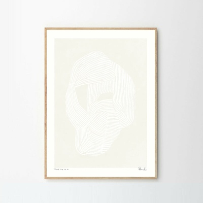 Moikka Plakát Round Line no. 04/08 by Rebecca Hein 21x29,7 (A4)