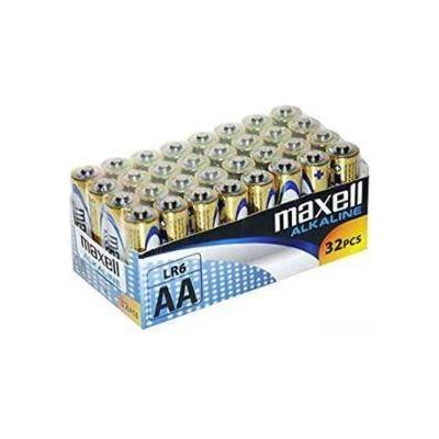 Maxell Алкални батерии MAXELL LR6 1, 5V AA 32 бр. pack, ML-BA-LR6-32PK
