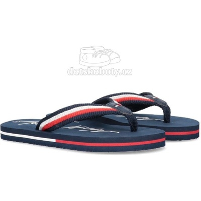Tommy Hilfiger detské plážovky T3B8-32265-0058X051