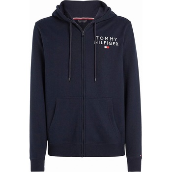 Tmavě modrá mikina na zip s kapucí Tommy Hilfiger Underwear