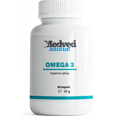 Medveď natural Omega 3 90 kapslí