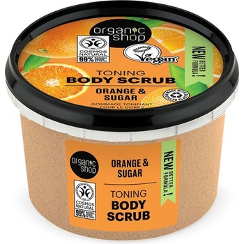 Organic Shop telový peeling Sicílsky pomaranč 250 ml