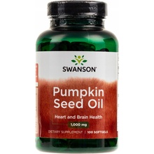 Swanson Dýňový Olej Pumpkin Seed Oil 1000 mg 100 kapsúl