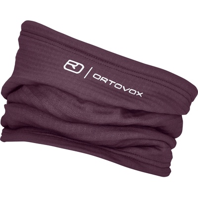 fleece Grid Neckwarmer Dark Wild Berry