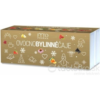 FYTO Čaj Vianočná kazeta ovocno-bylinný mix 60 x 2 g