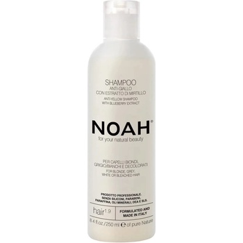 Noah šampon proti žlutým vlasům s borůvkovým extraktem šampon pro blond a šedivé vlasy 250 ml