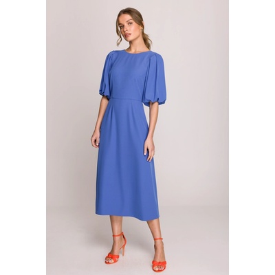 Stylove koktejlové šaty klasického strihu midi