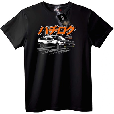NOONEBRAND Тениска Hachiroku AE86 - 7XL, White