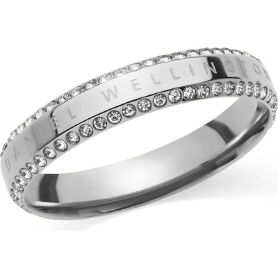 Daniel Wellington ocelový prsten s kubickými zirkony Classic Aura DW004015