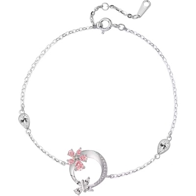 Silenti Jewelry Сребърна гривна "Сакура