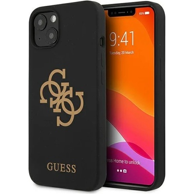 GUESS Калъф Guess GUHCP13SLS4GGBK, за iPhone 13 mini 5.4", черен (GUE001729-0)