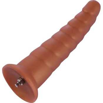 Image 1 of HiSmith HSA84 Tower Shape Anal Toy KlicLok 26cm Brown