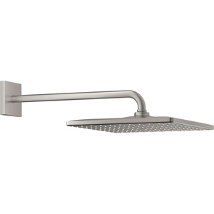 GROHE Rainshower - Душ глава 310 Mono Cube, 9, 5 l/min, 1 струя, рамо за душ 42 cm, supersteel 26564DC0 (26564DC0)