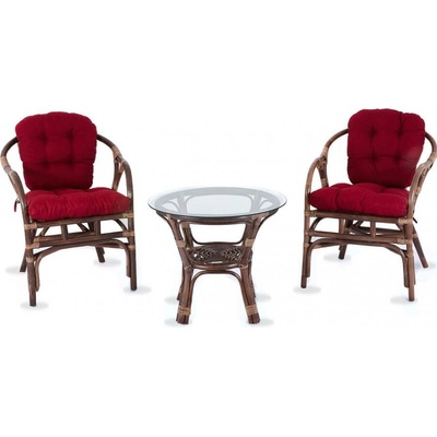 AGA ratanová zostava SITA Choco Maroon