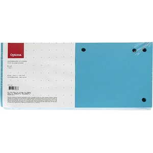 OPTIMA Разделителна лента OPTIMA 105x240mm синя 100 броя 128237 (128237)