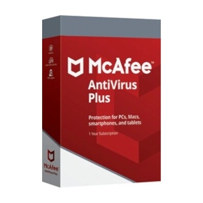 McAfee Antivirus Plus 3 lic. 2 roky (MAP-2Y3D)
