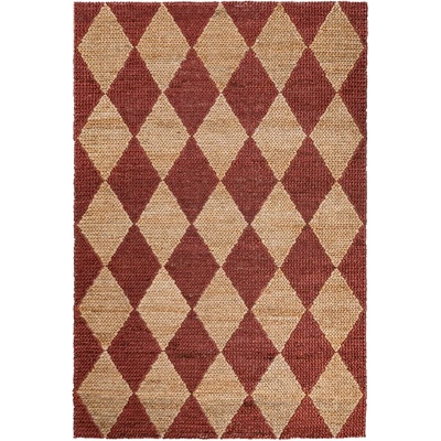 Flair Rugs Теракотен ръчно изработен килим със смес от юта 120x170 cm Effie Diamond - Flair Rugs (503119380201)